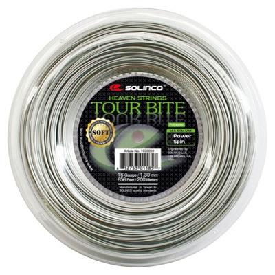 Solinco SOLTBSR Tour Bite Soft Tennis String Reel Light Silver
