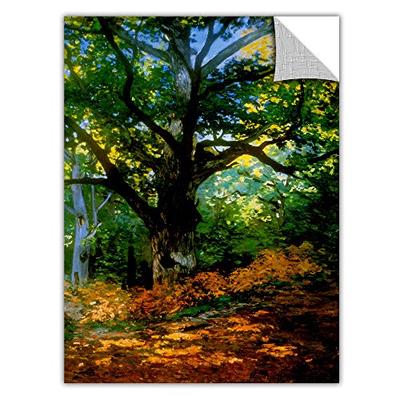 ArtWall 'Bodmer at Oak at Fountainbleau' Removable Wall Art by Claude Monet, 14 by 18-Inch