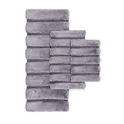 Madison Park Tufted Pearl Channel Rug Grey 17x24