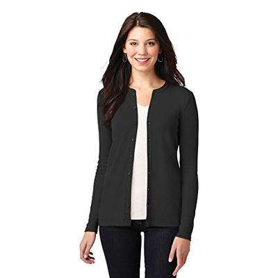 Port Authority Women's Concept Stretch Button Front Cardigan S Black