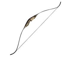 SAS Gravity 60" One-Piece Hunting Recurve Bow Wooden Traditional (25lbs, Left)