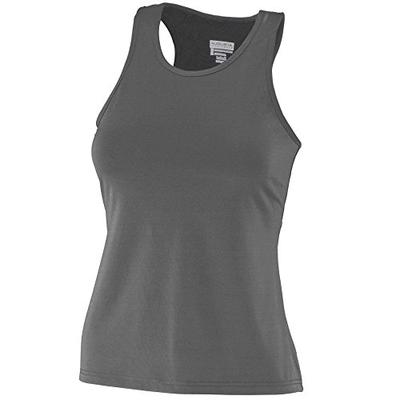 Augusta Sportswear Women's Poly/Spandex Solid Racerback Tank S Black