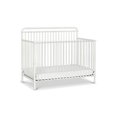 Million Dollar Baby Classic Winston 4-in-1 Convertible Iron Crib, Washed White
