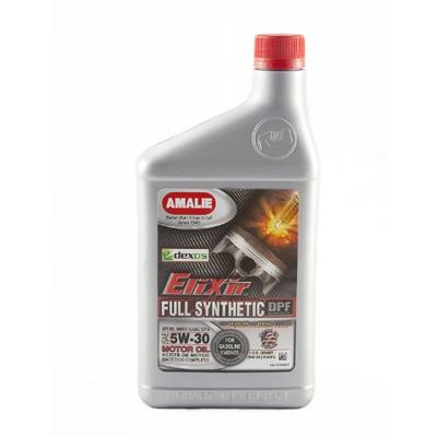 Amalie 160-75766-56-12PK Elixir Full Synthetic Motor Oil 5W-30 Dexos1 - 12 quart case