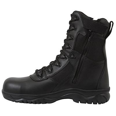 Rothco 8 Inch Forced Entry Tactical Boot with Side Zipper & Composite Toe, 13