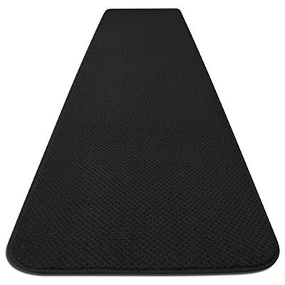 House, Home and More Skid-resistant Carpet Runner - Black - 12 Ft. X 36 In. - Many Other Sizes to Ch