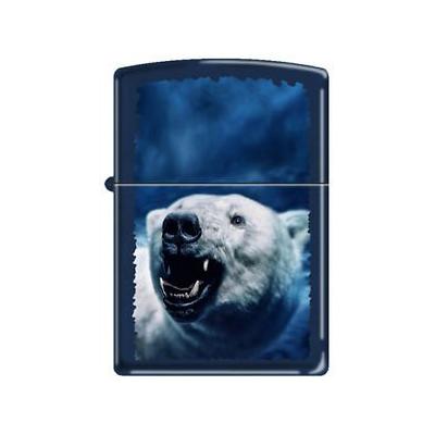 ZIPPO 239 Navy Blue Matte-Polar Bear