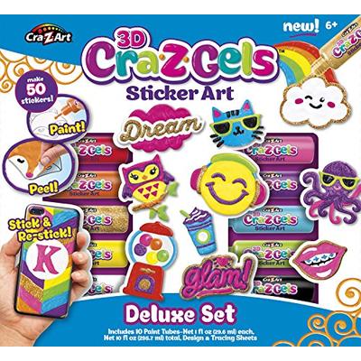 Cra-Z-Art CRA-Z-Gels Deluxe Set DIY Sticker Kit