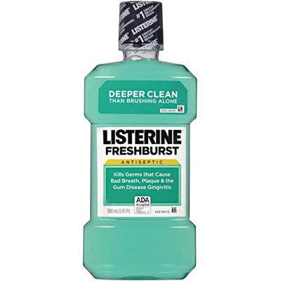 Listerine Frsh (500 Ml) Size 16.9z Listerine Fresh Burst Antiseptic Mouthwash
