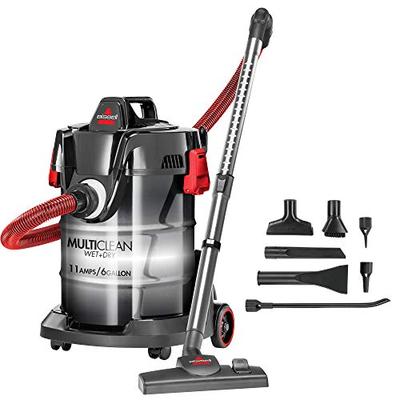 Bissell MultiClean Wet/Dry Garage and Auto Vacuum Cleaner, Red, 2035M