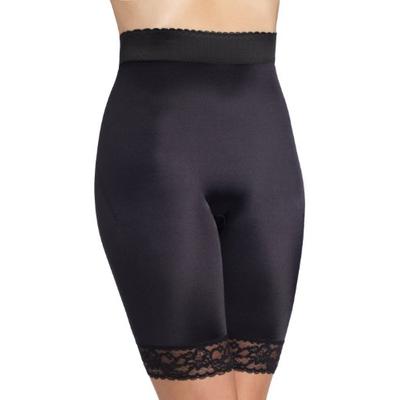 Rago Women's Plus-Size Hi Waist Bike Shaper, Black, 7X-Large (44)