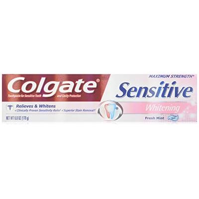 Colgate Sens Toothpst Pls Size 6z Colgate Maximum Strength Sensitive Plus Whitening Toothpaste