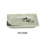 YancoMelamine Rectangular Melamine Bread & Butter Plate Melamine in Gray | Wayfair HO-2406