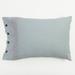 Gracie Oaks Fricke Sham Linen Blend in Gray | 20 H x 26 W in | Wayfair FE72982B84BF4373A1CE4F67CCA32764