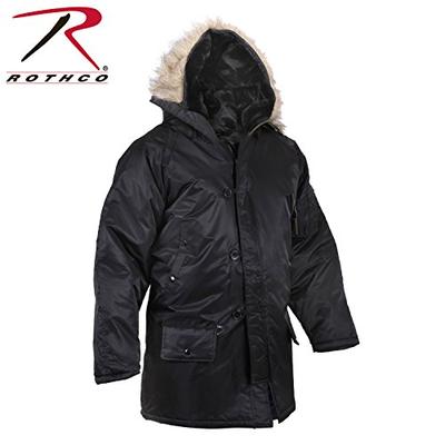 Rothco N-3B Parka, Black, 2X