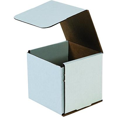 Aviditi Crush Proof Corrugated Mailer, 6" X 6" X 6", Oyster White, Bundle of 50 (M666)