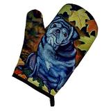 Caroline's Treasures 7159OVMT Old Black Pug in Fall Leaves Oven Mitt, Large, multicolor screenshot. Hats directory of Accessories.