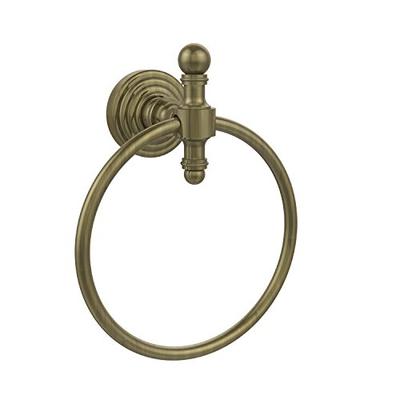 Allied Brass RW-16-ABR Retro Wave Collection Towel Ring Antique Brass