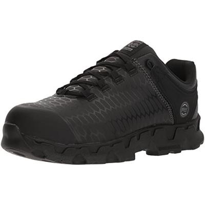 Timberland PRO Men's Powertrain Sport SD+ Industrial Shoe, Black, 12 M US